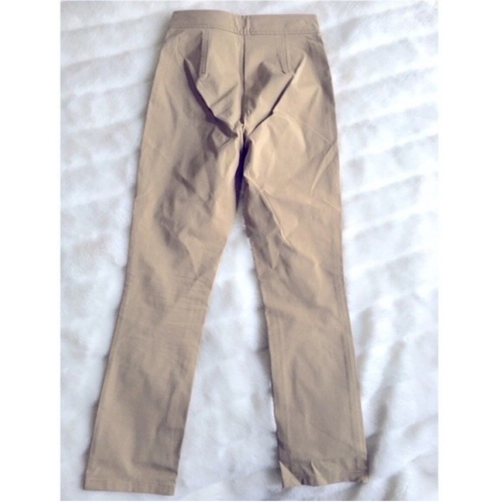 THEORY Bimsa Approach Ankle Straight Leg‎ Stretchy Pants in Sierra Beige 0 - Picture 9 of 13